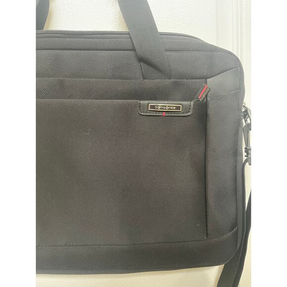 Samsonite black nylon and neoprene laptop bag - Picture 3 of 13